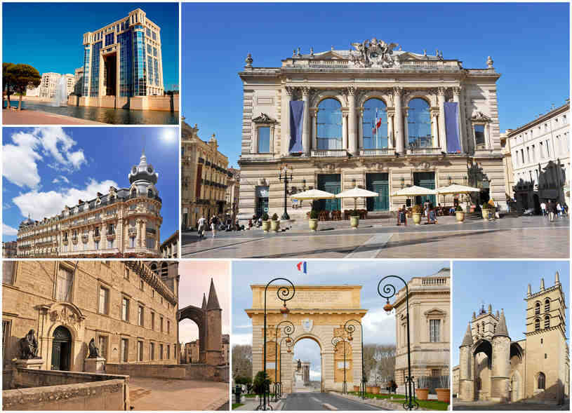 les monuments de montpellier