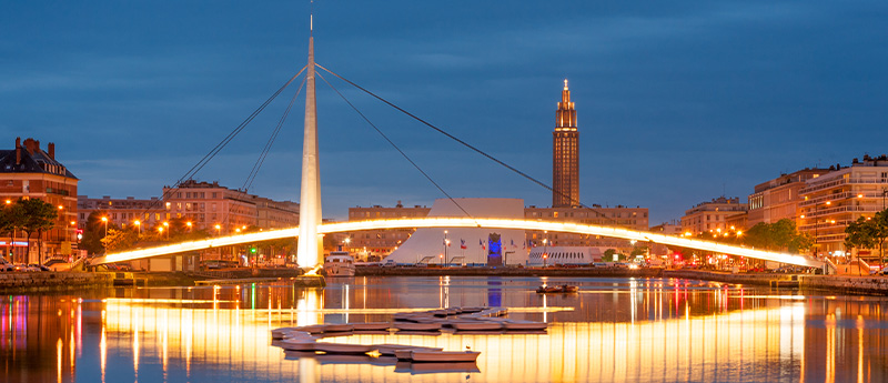Le Havre se distingue par sa faible pollution sonore et lumineuse