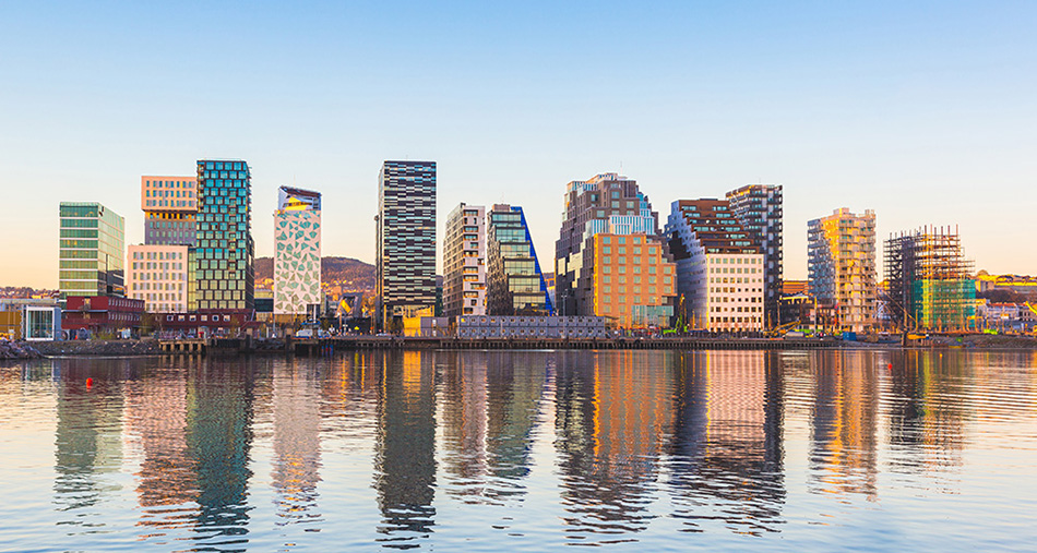Oslo est l'une des villes qui reçoit le moins de touristes au monde (par 10km)
