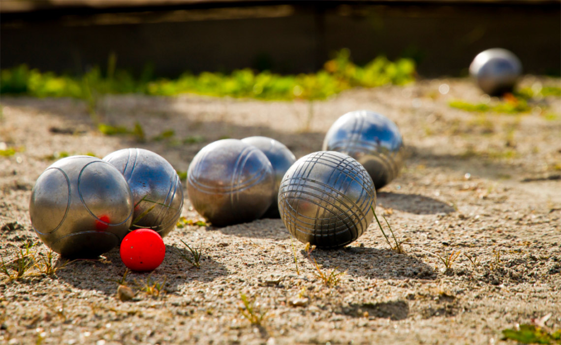 boules de pétanques au parc Borely