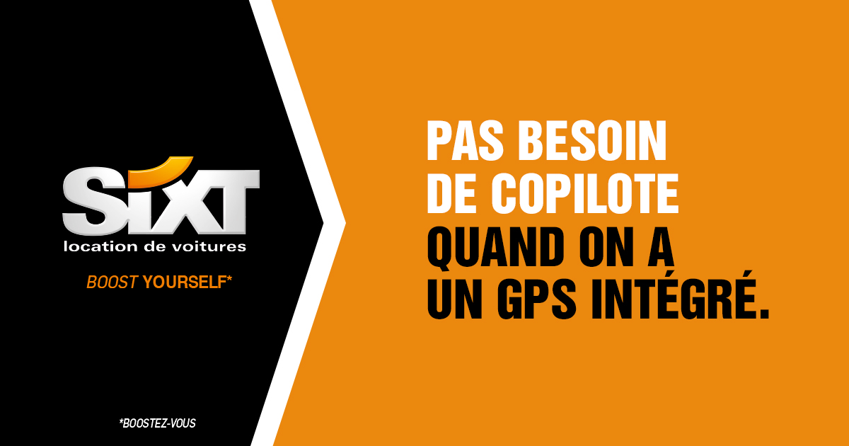 Pas besoin de copilote quand on a un gps intégré