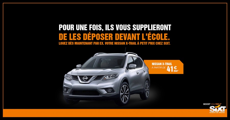 Nissan X trail à partir de 41 €