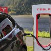 tesla model X en charge