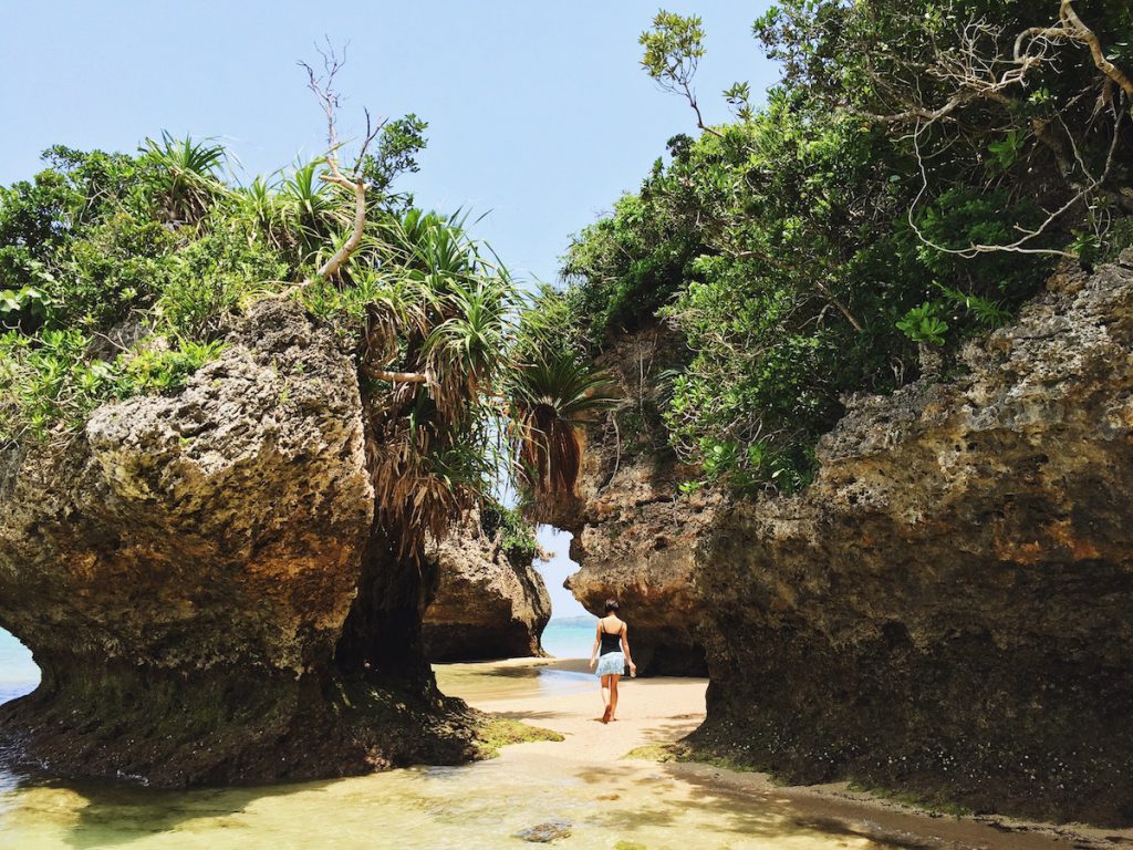 voyage de noces à Okinawa, île d'Ishigaki.