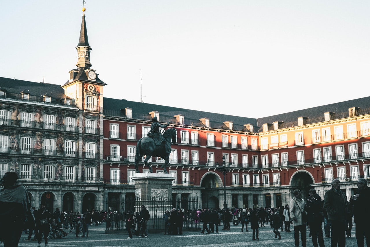 La plaza Mayor de Madrid