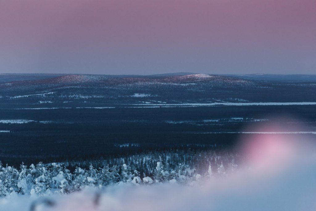 Aurores boréales en Finlande