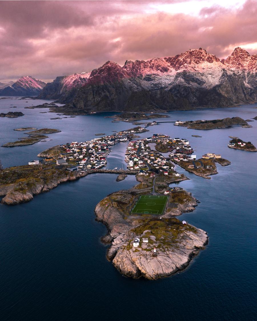 henningsvaer lofoten norvege