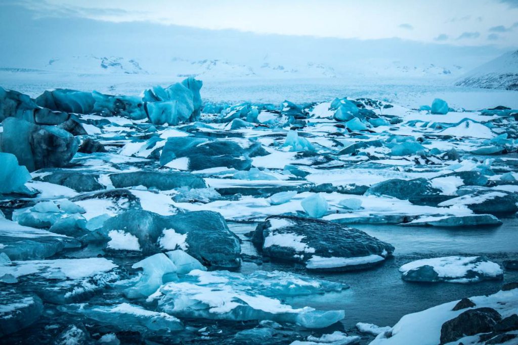  Aurore boréale à Jökulsárlón