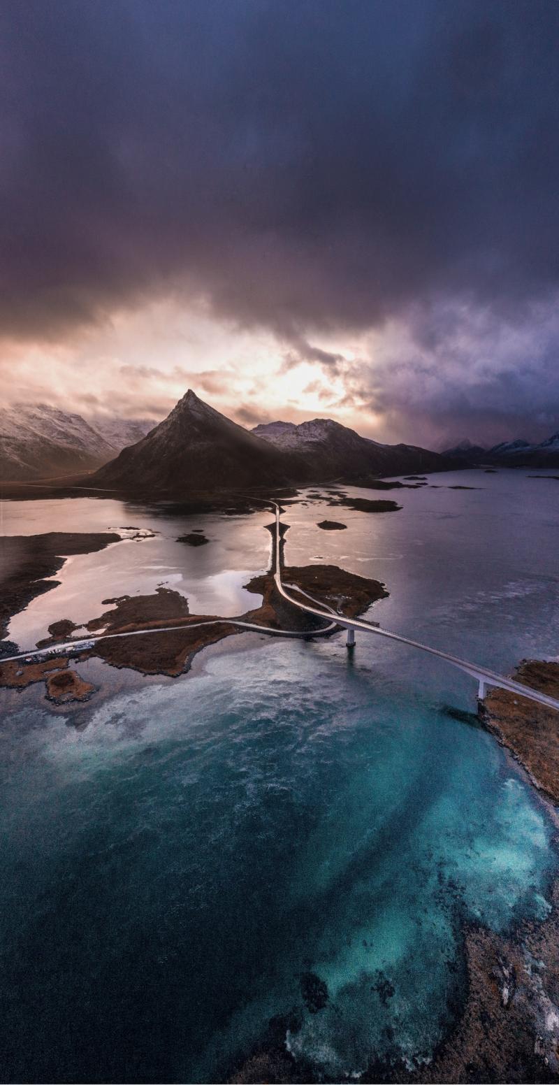 Pont Lofoten Norvège