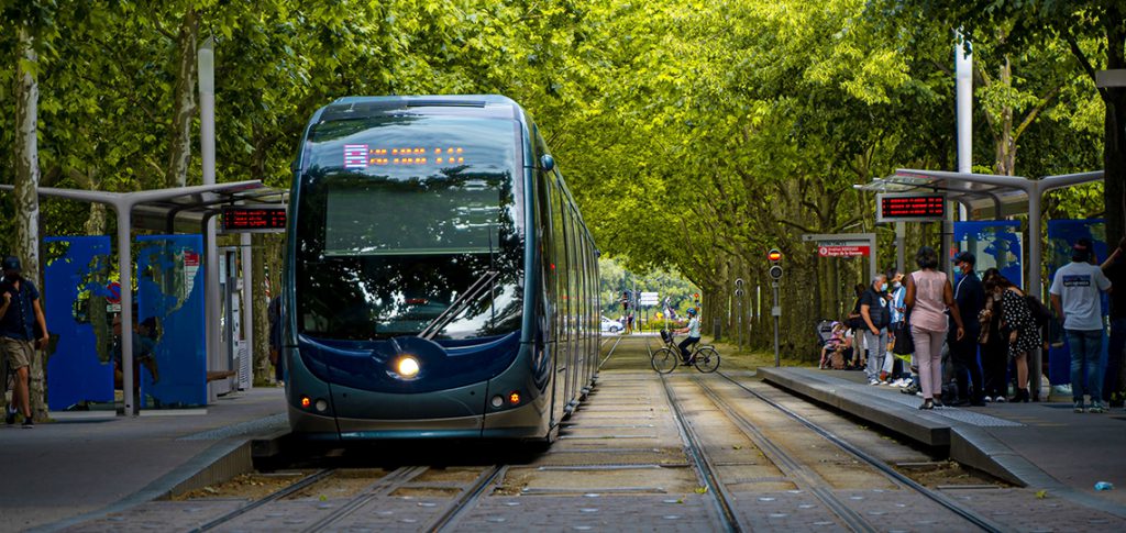 arrêt de tramway Quinconces à Bordeaux