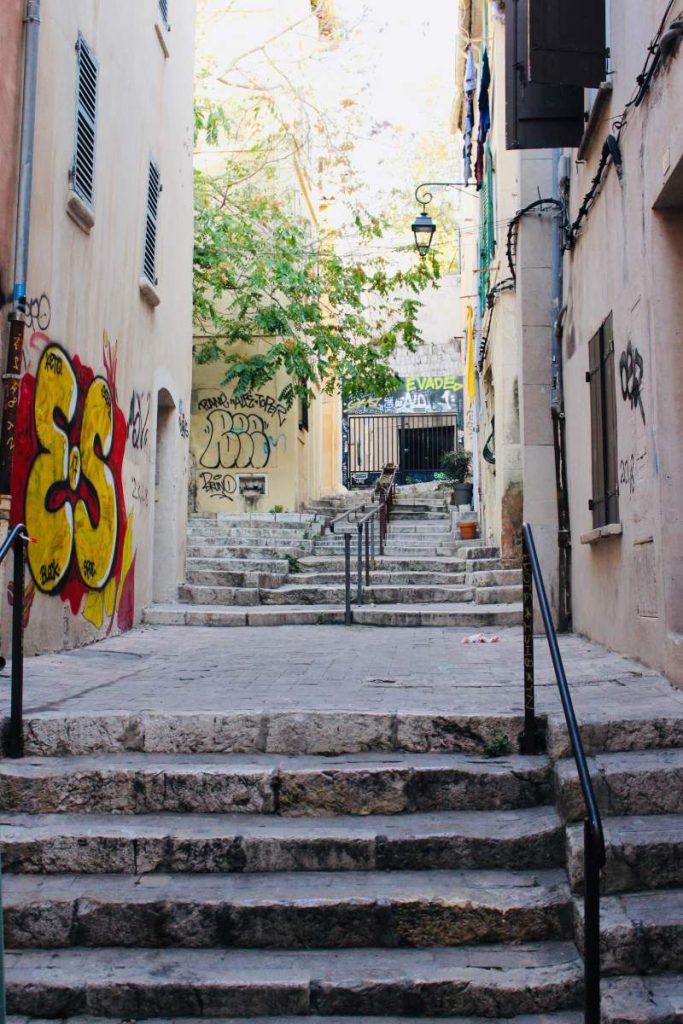 Rue colorée Marseille