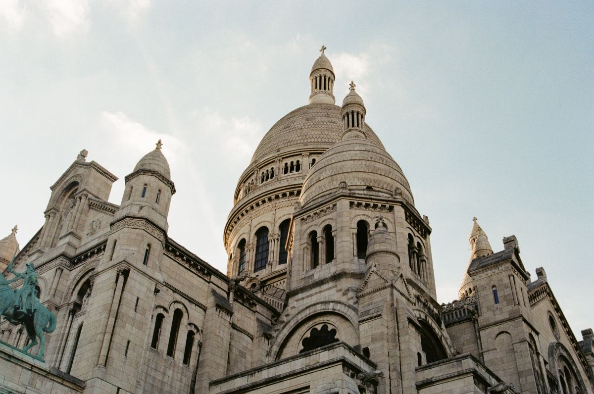 Le dôme de la Basilique du Sacré Coeur à Paris