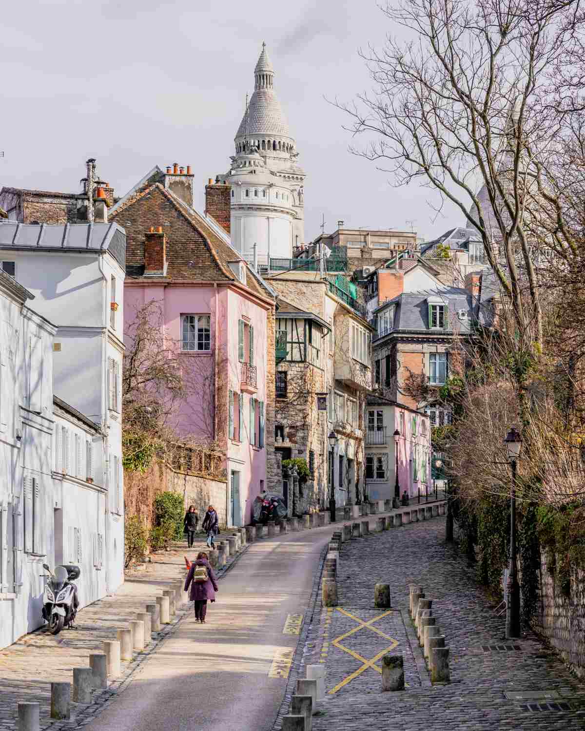 La rue de l'Abreuvoir à Montmartre