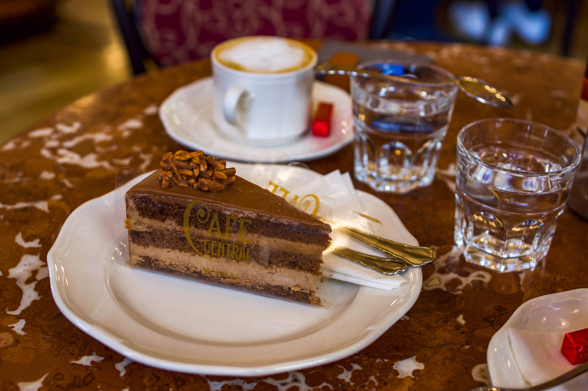 Sachertorte Café Central Vienne