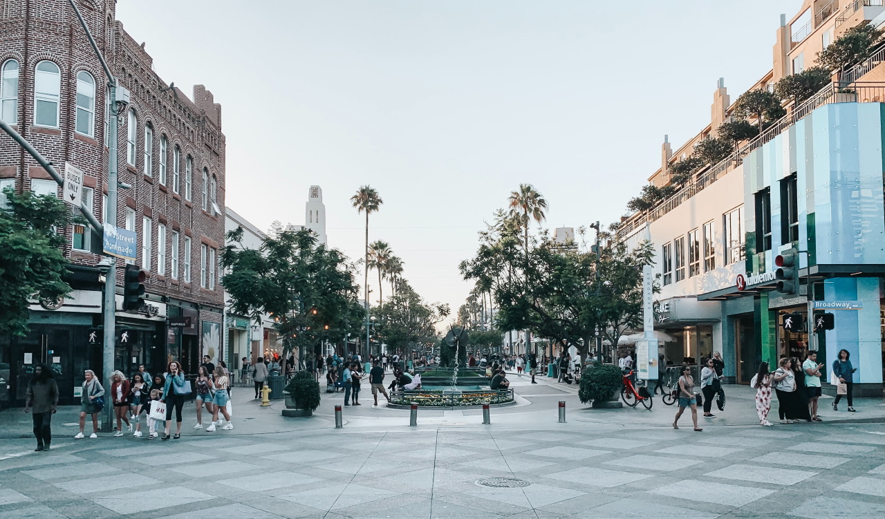 Third Street Promenade Santa Monica visite