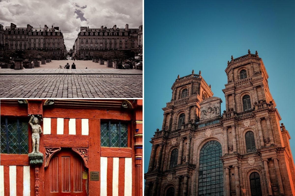 église et monuments à visiter à Rennes