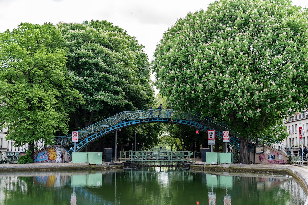 Kanal Saint-Martin in Paris