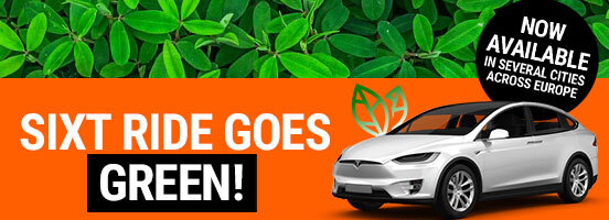affiche Sixt ride green