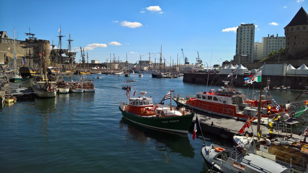 Brest port harbor