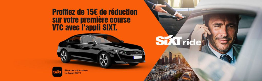 offre spéciale SIXT ride