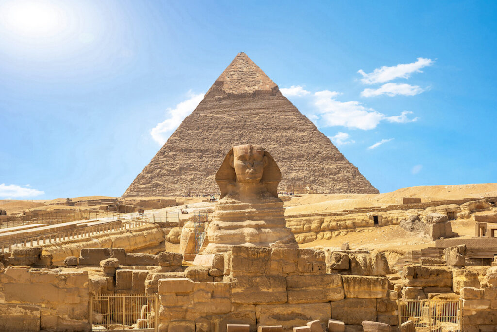 Pyramides de Gizeh Le Caire Égypte