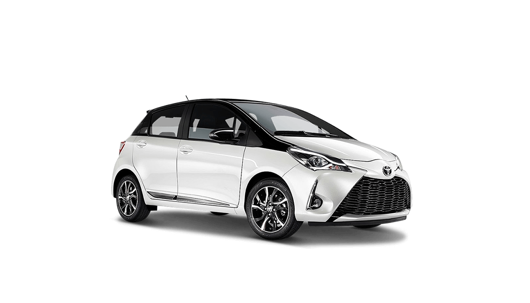 Toyota Yaris blanche