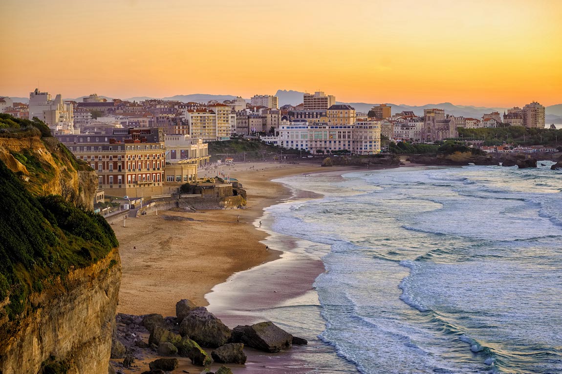 La Grande Plage à Biarritz