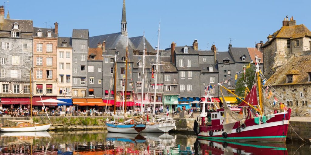 Port de Honfleur en Normandie