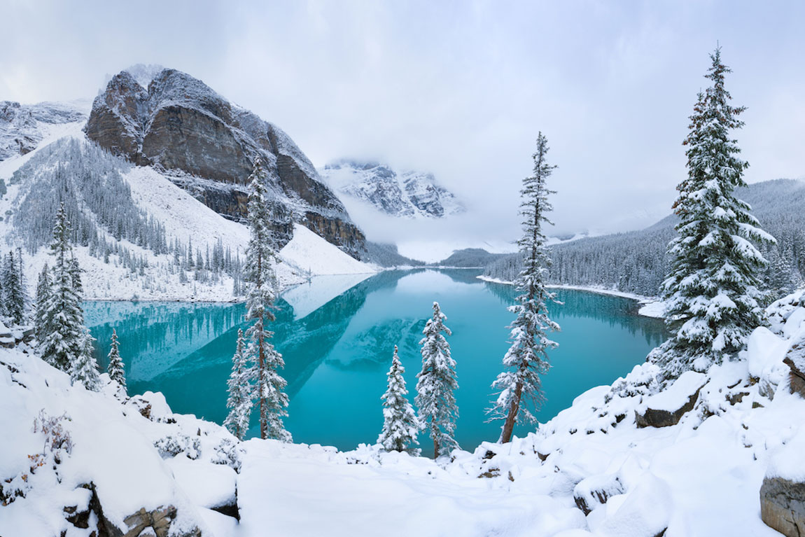 Lac Moraine, Banff, Ten Peaks Valley, Alberta, Canada