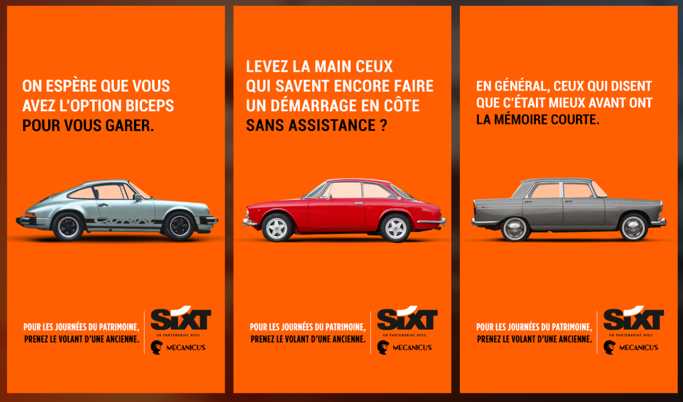 SIXT voitures de collection Mecanicus