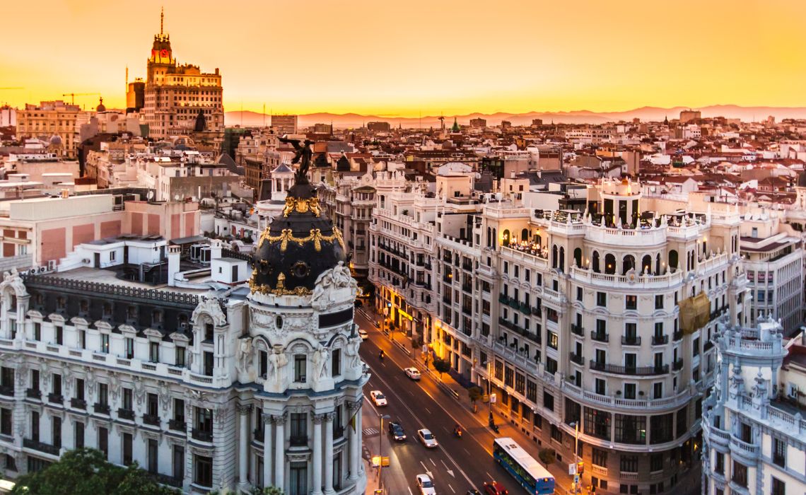 Madrid vue du ciel, un bijou architectural à découvrir - SIXT
