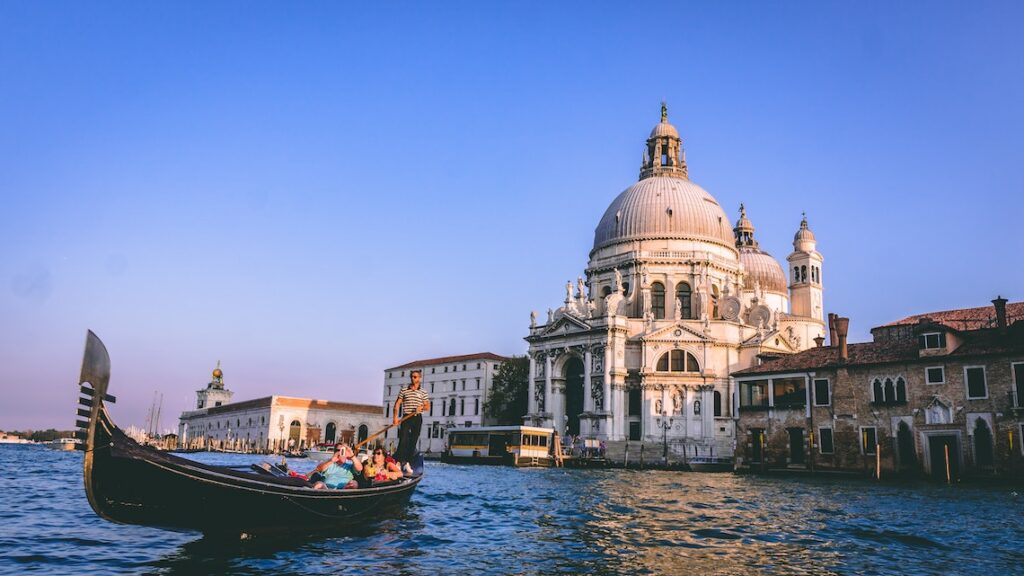 week-end à Venise vue grand canal