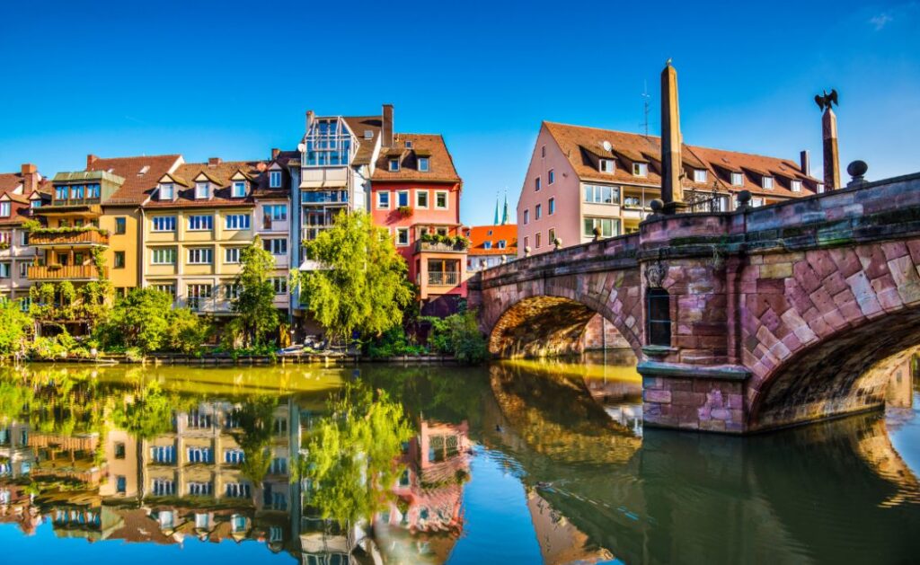 vue pont fleuve allemagne