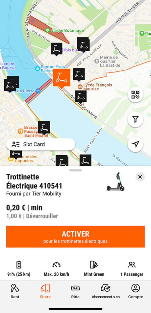 Location trottinette électrique