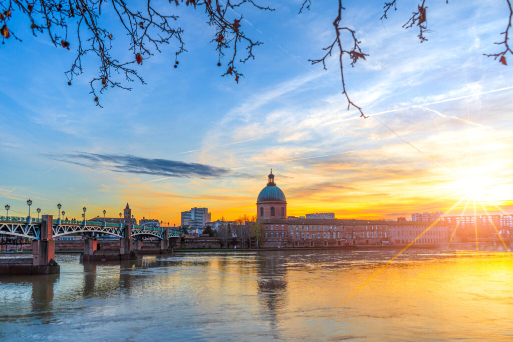 coucher de soleil Toulouse