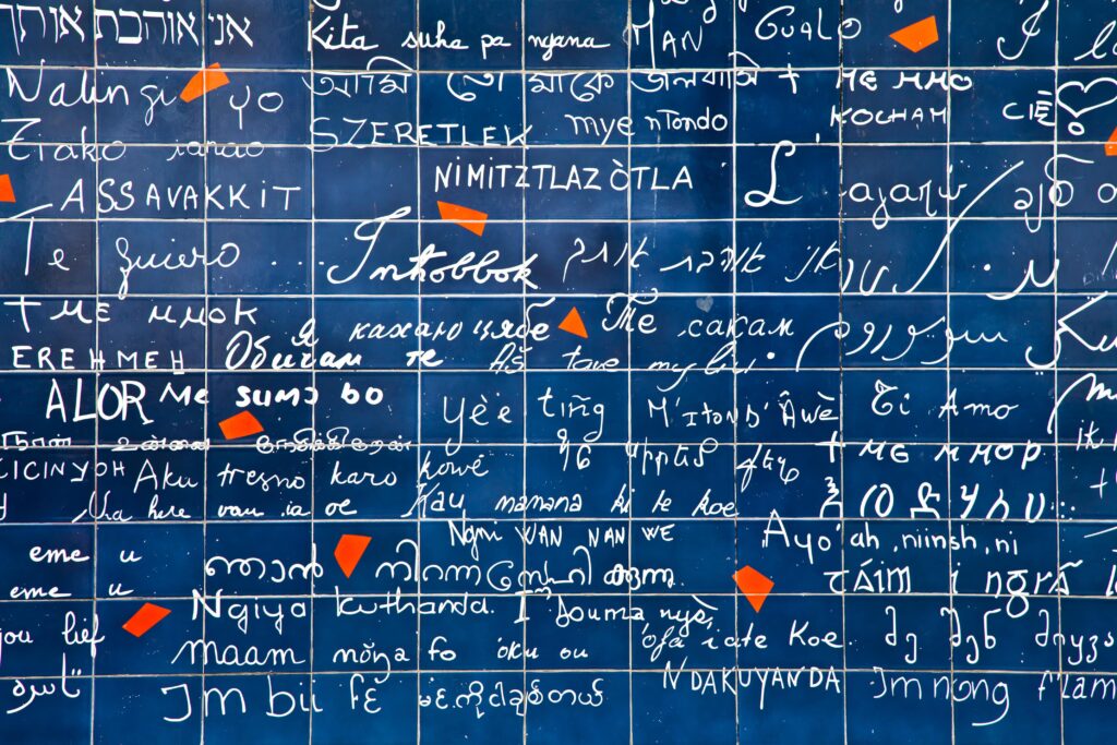 Le mur des je t'aime Ă montmartre