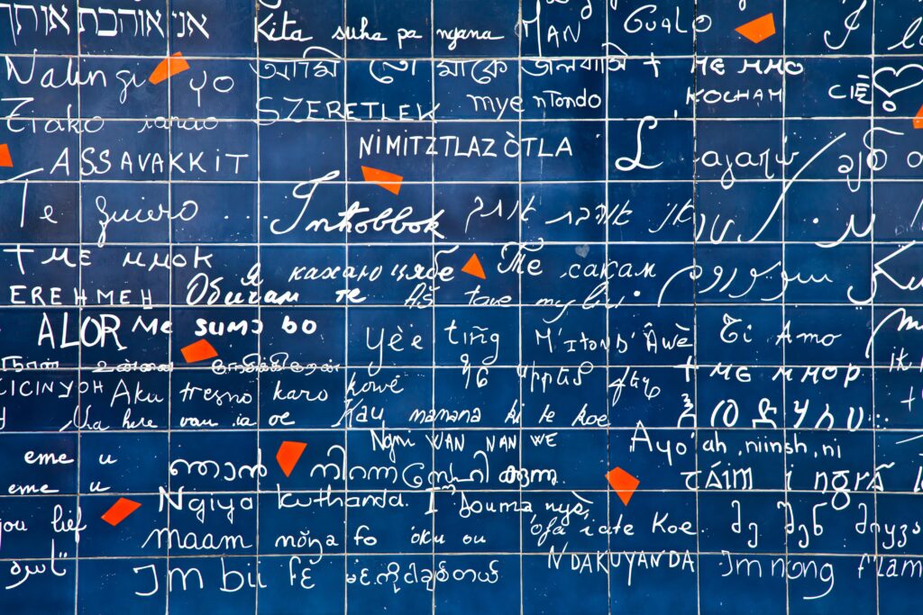 Le mur des je t'aime à montmartre