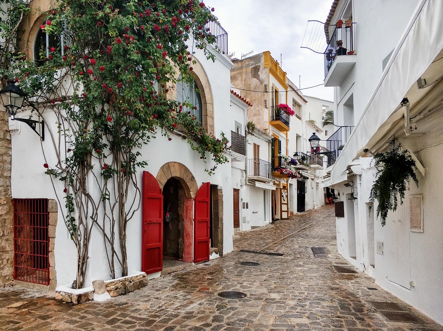 Eivissa à Ibiza et ses ruelles pittoresques
