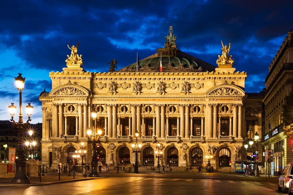 Le Palais Garnier qui abrite l'Opéra Garnier à Paris