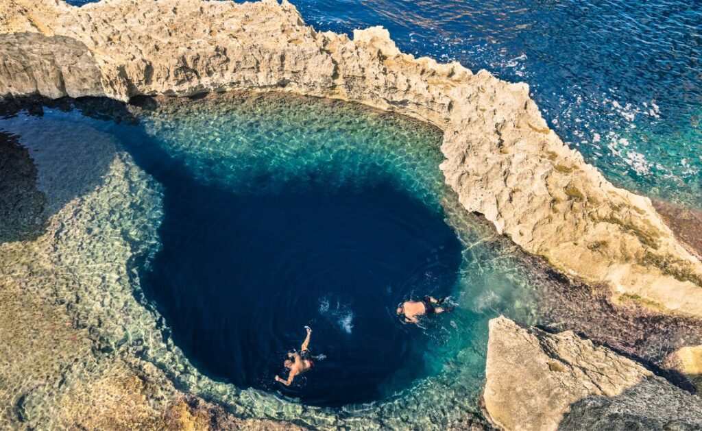 Piscines naturelles de Gozo à Malte - SIXT