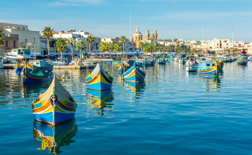 Le port de Marsaxlokk à voir pendant votre road trip à Malte - SIXT