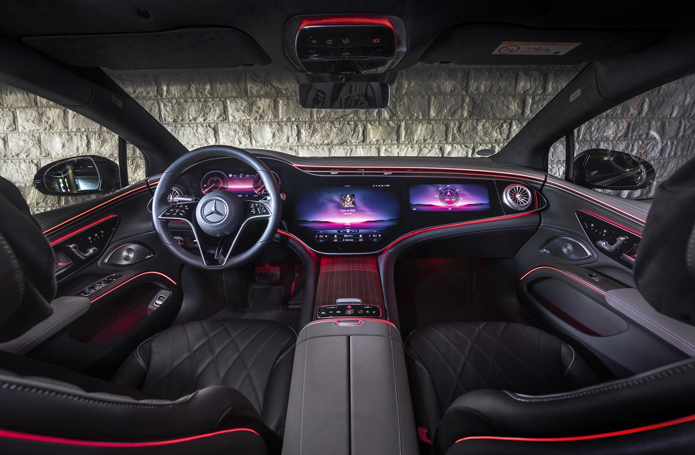 intérieur Mercedes EQS