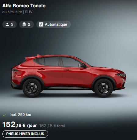 Alfa Romeo Tonale SIXT