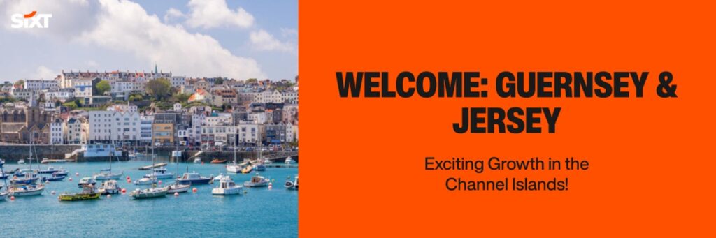 SIXT propose la location de voiture à Jersey et Guernesey