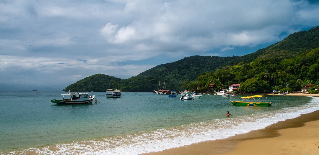 Strand på Ilha Grande