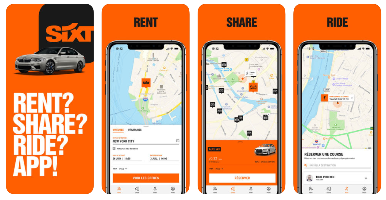 SIXT ONE première plateforme de mobilité intégrée au monde