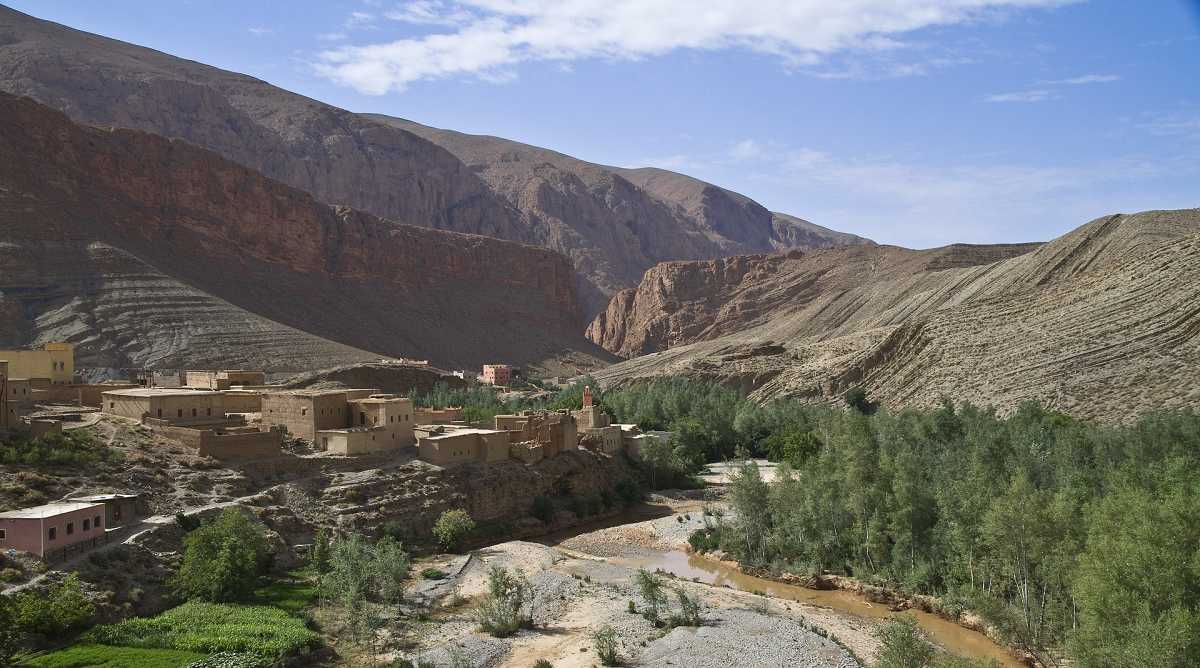 Les gorges du Dadès, au Maroc.